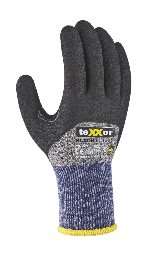 teXXor Black Cut C 3/4 Kaplamalı Kesilme Dirençli Eldiven