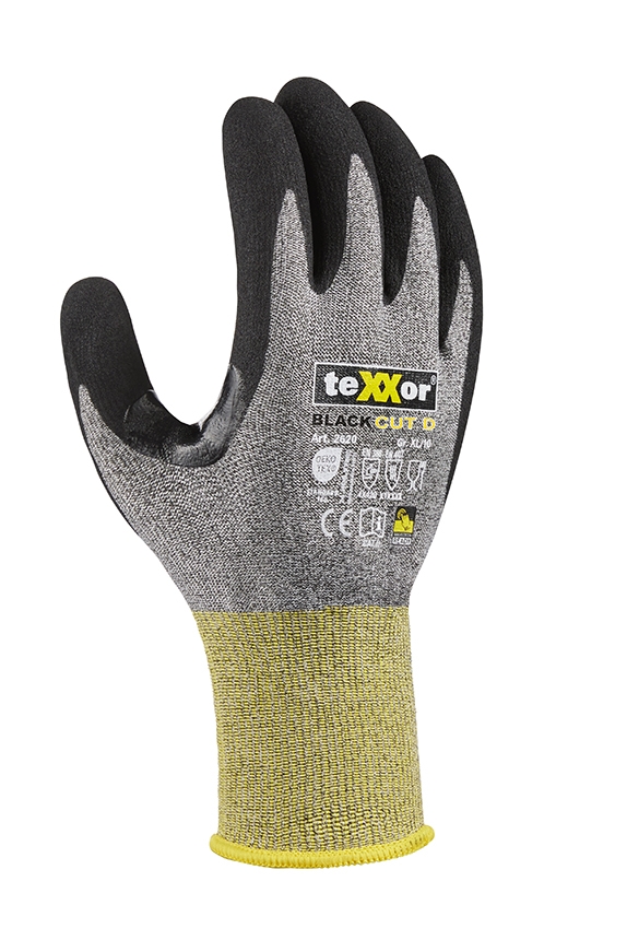 teXXor Black Cut D Model Kesime Dayanıklı Eldiven