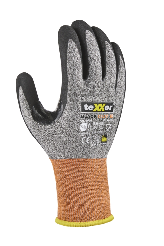 teXXor Black Cut E Kesilme Korumalı Eldiven