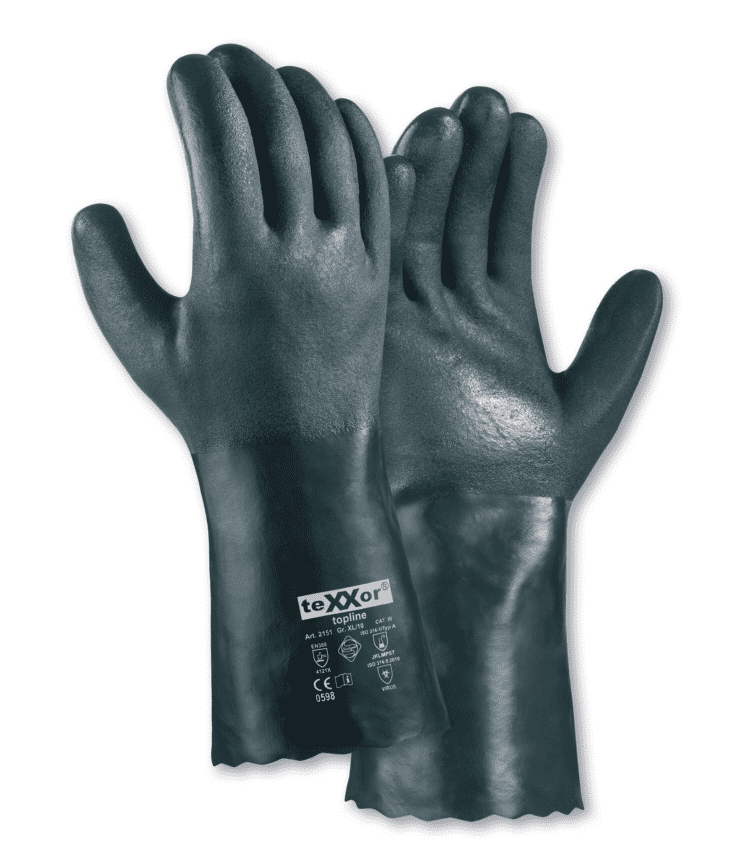 teXXor 2151 Topline PVC Eldiven (35 cm) - Kimyasal Dayanıklı