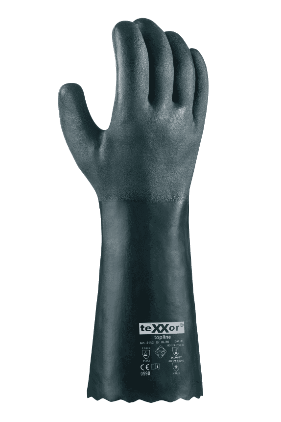 teXXor 2152 - Kimyasal Dayanıklı PVC Eldiven