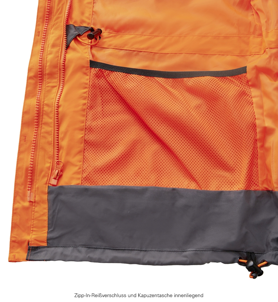 4PROTECT® TAMPA Ceket, Neon Sarı/Lacivert