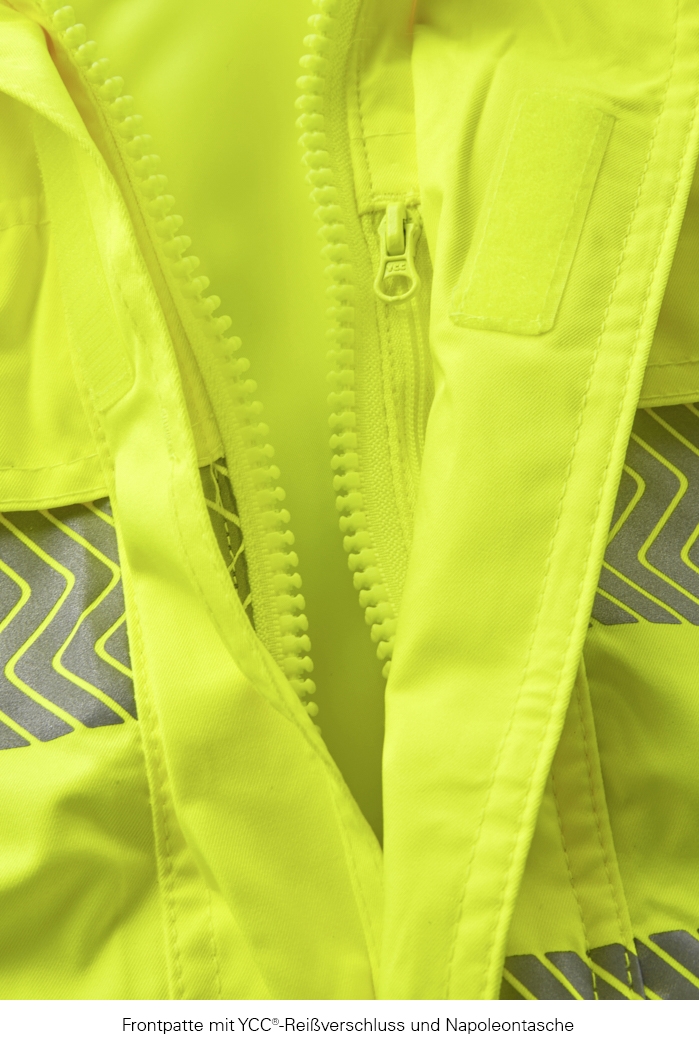 4PROTECT® TAMPA Ceket, Neon Sarı/Gri