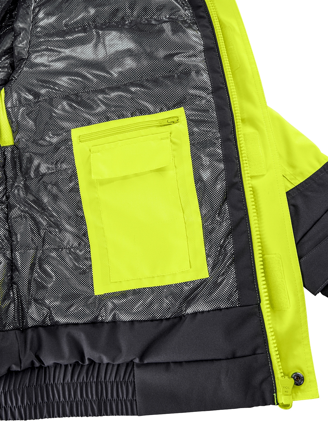 4PROTECT® NEWARK Yağmurluk, Neon Sarı/Gri
