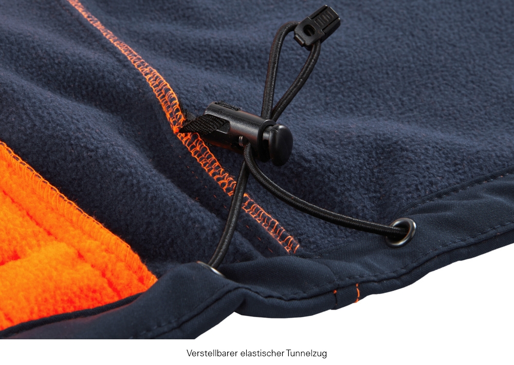 4PROTECT® Softshell Ceket PITTSBURGH, Neon Turuncu/Lacivert