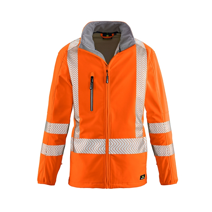 4PROTECT® Softshell Ceket TYLER, Neon Turuncu