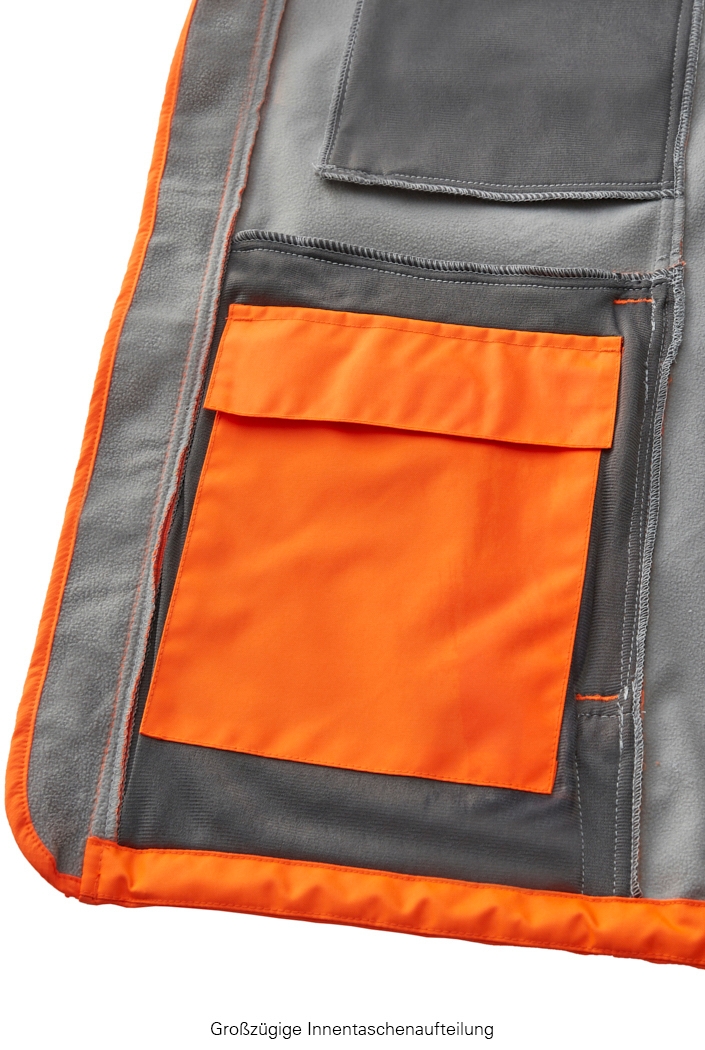 4PROTECT® Softshell Ceket TYLER, Neon Turuncu