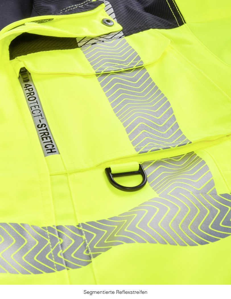 4PROTECT® KENTUCKY Ceket, Neon Sarı/Gri