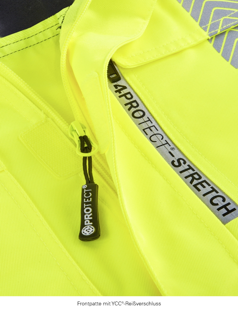 4PROTECT® KENTUCKY Ceket, Neon Sarı/Gri