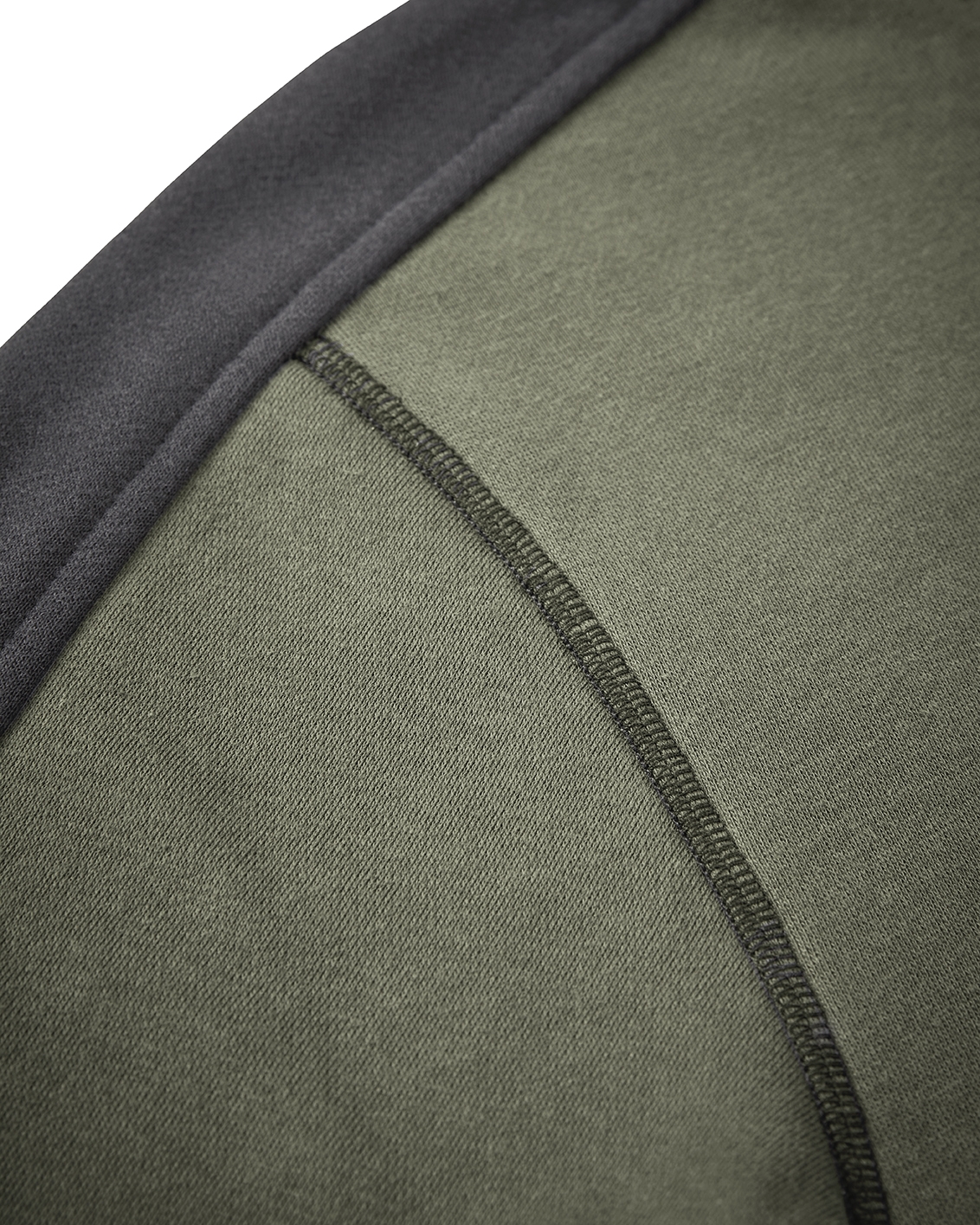 4PROTECT Kapüşonlu Sweatshirt, Haki/Siyah