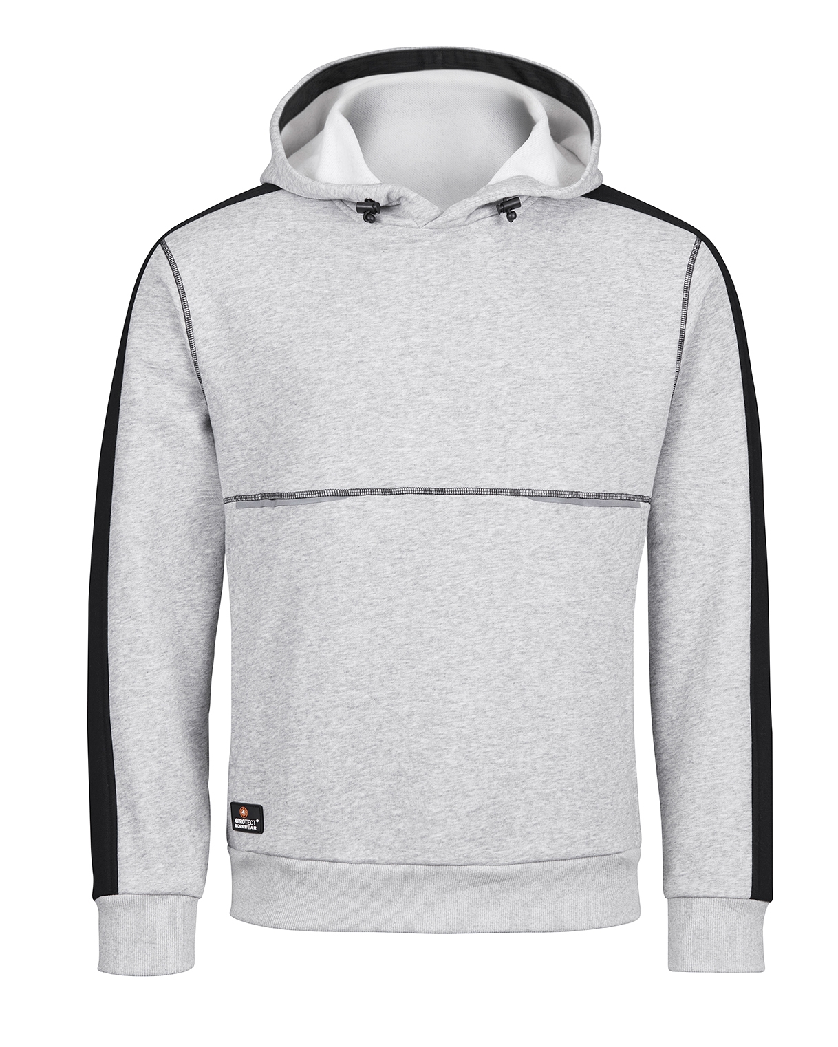 4PROTECT Kapüşonlu Sweatshirt, Melanj/Siyah