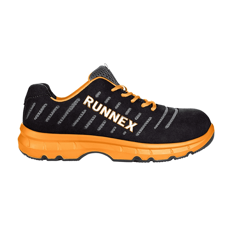 RUNNEX FlexStar S1P ESD Güvenlik Ayakkabısı, Siyah/Turuncu