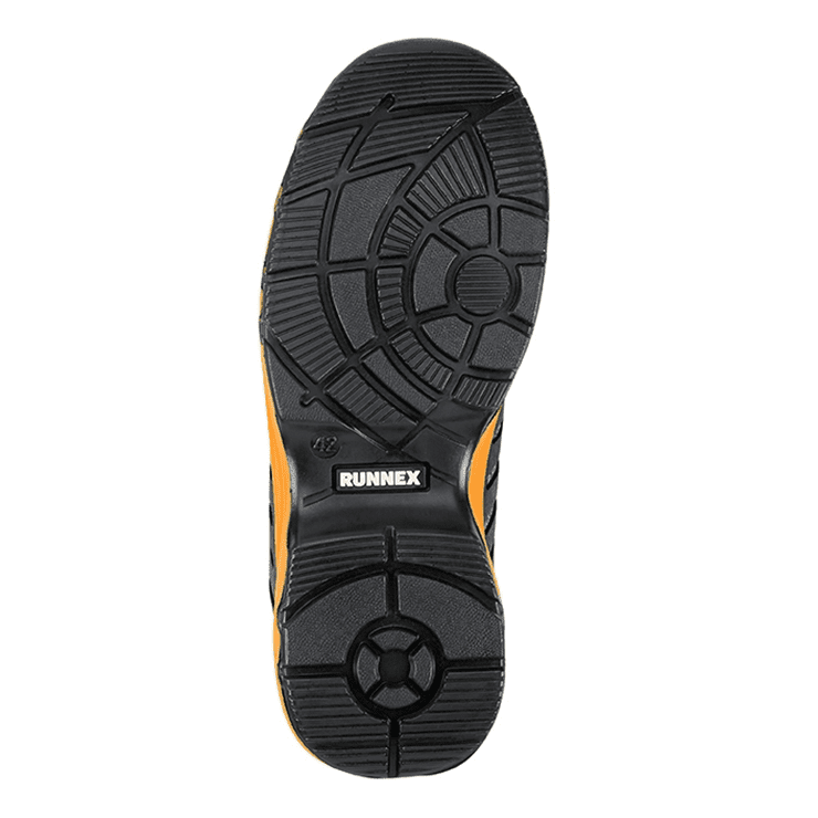 RUNNEX FlexStar S1P ESD Güvenlik Ayakkabısı, Siyah/Turuncu