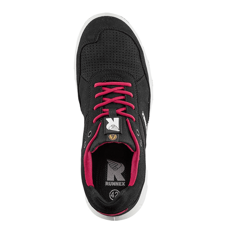 RUNNEX FlexStar S1P ESD Güvenlik Ayakkabısı - Siyah/Kırmızı