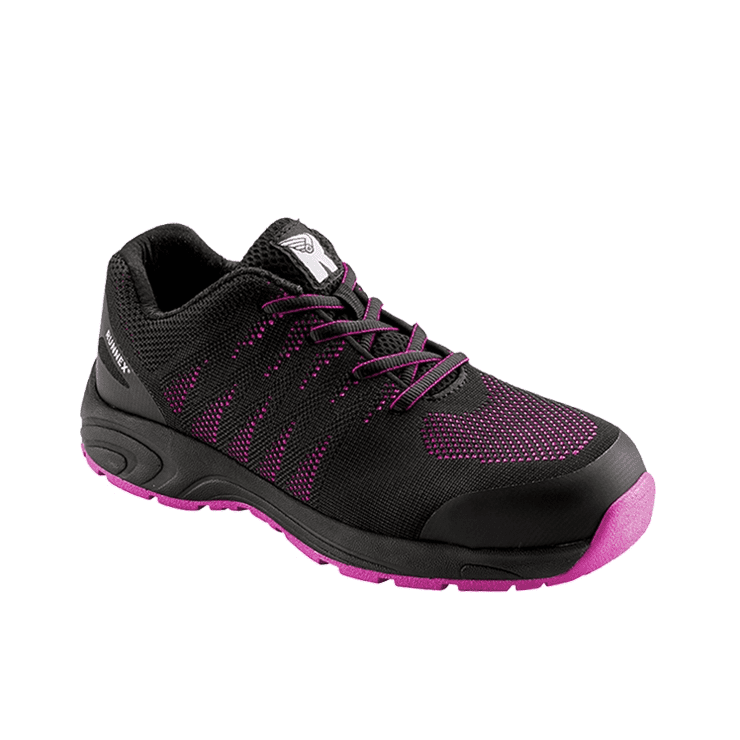 RUNNEX GirlStar S1PS ESD Kadın Güvenlik Ayakkabısı, Siyah-Pembe